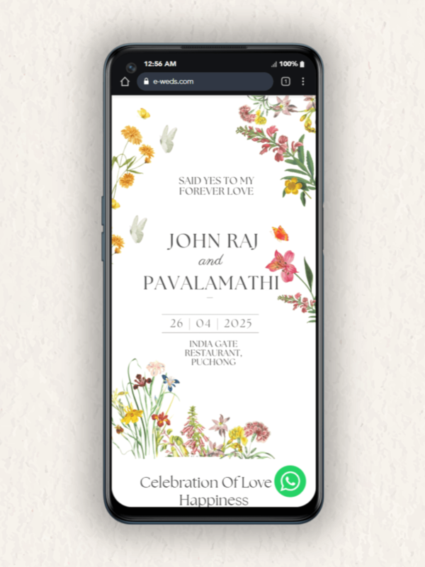 Online Invitation #032